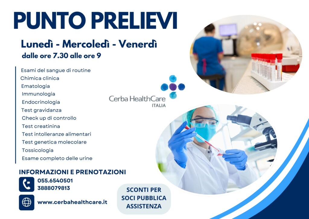 PUNTO PRELIEVI PUNTO PRELIEVI